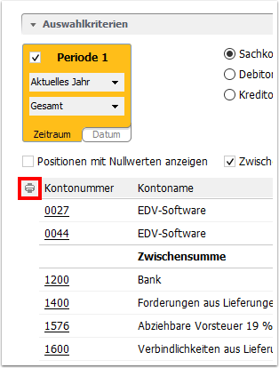 Tabellen-Daten exportieren